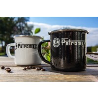 Petromax 8cm, 12oz 350ml Hard Enamelled Tea / Coffee Camp Mug, Black or White